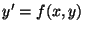 $y'=f(x,y)$